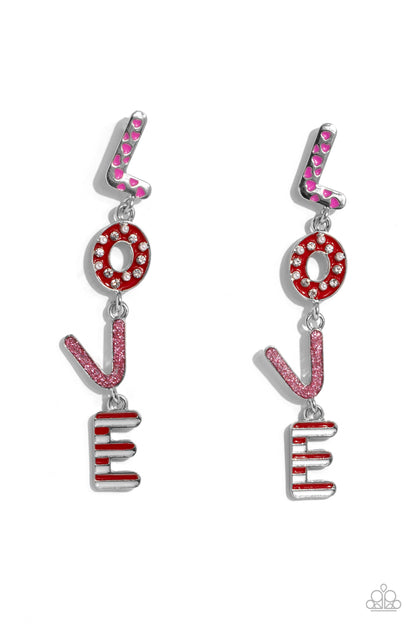 Admirable Assortment - Pink Earrings and Lovestruck Leisure - Pink Bracelet