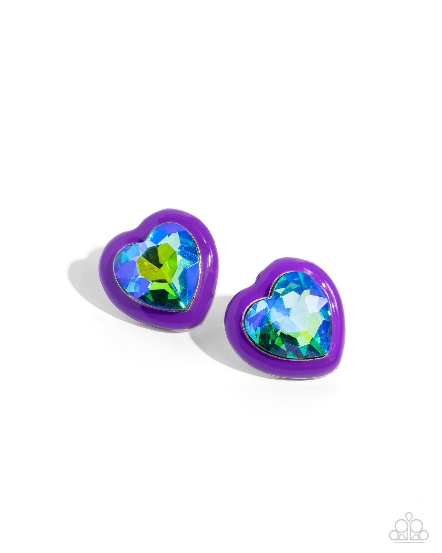 Heartfelt Hope - Purple and Heartfelt Haute - Purple Paparazzi Necklace and Earrings Set