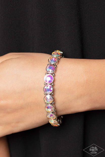 Sugar-Coated Sparkle - Multi Paparazzi Bracelet (2022 LOP Black Diamond)