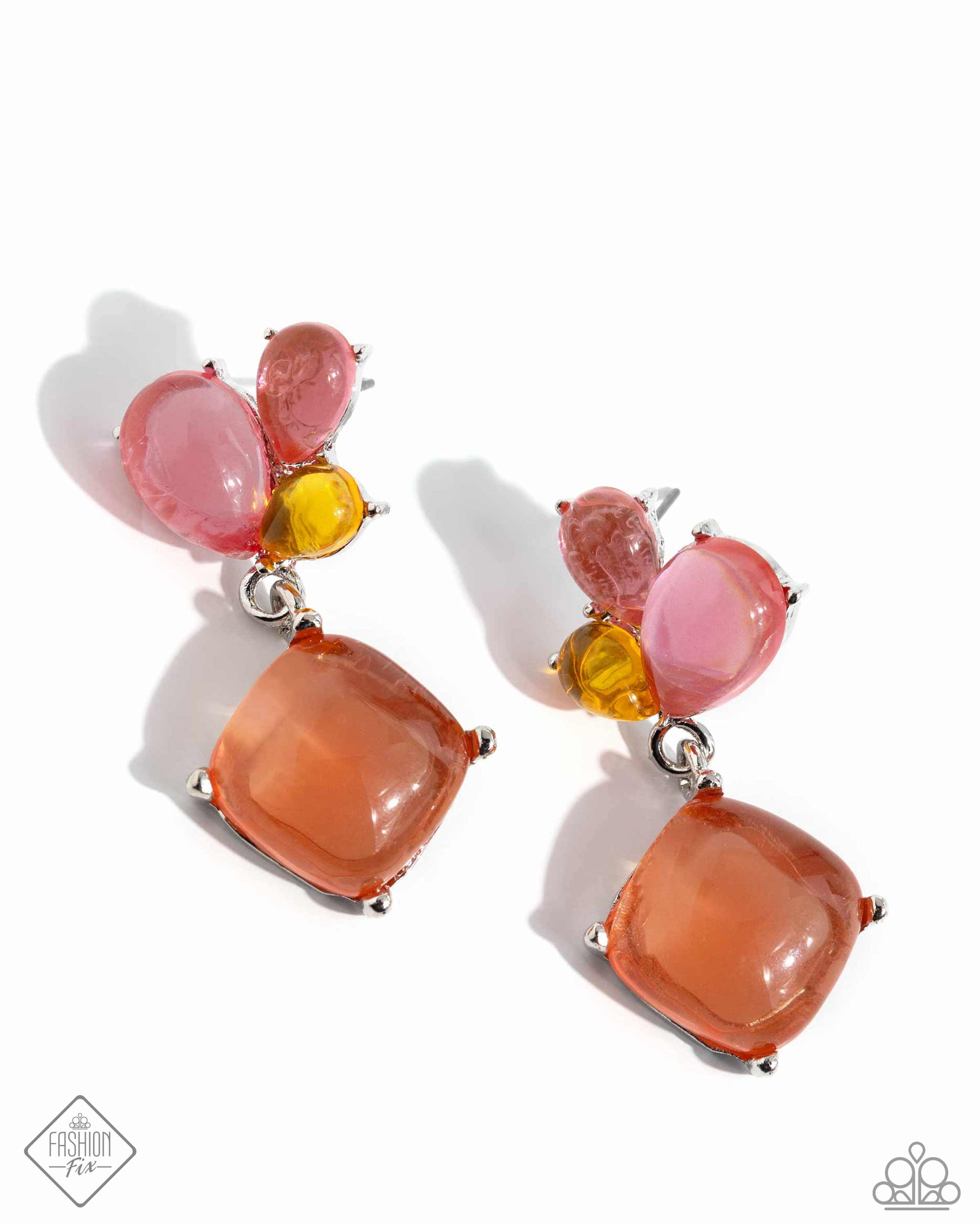 Reflective Range - Pink Necklace, Reflective Recognition - Multi Bracelet and Reflective Review - Multi Earrings