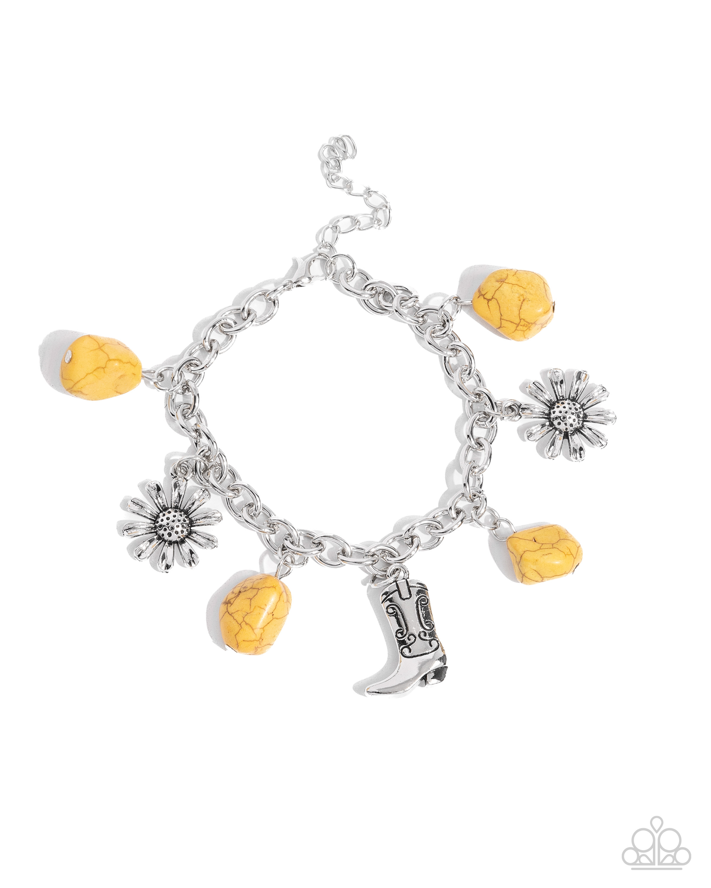 Cowboy Casanova - Yellow and Badlands Beau - Yellow - Paparazzi Bracelet Set