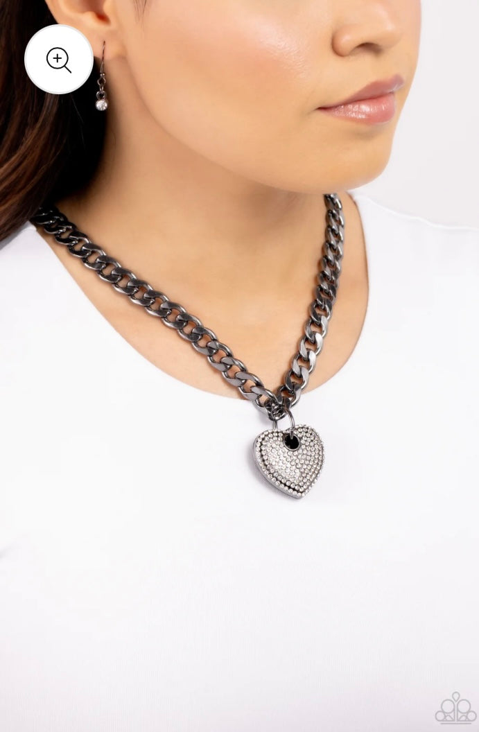 Ardent Affection - Black - Paparazzi Necklace