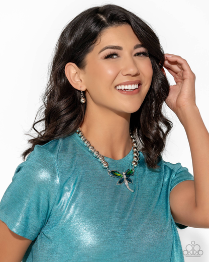 Sense of Propriety - Green Paparazzi Necklace