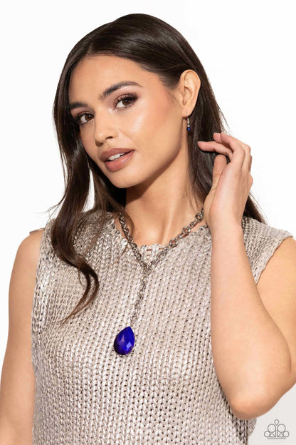 Benevolent Bling - Purple - Paparazzi Necklace