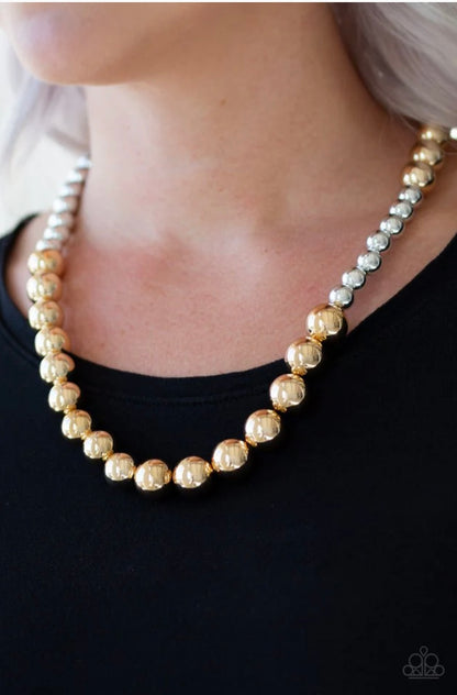Power To The People - Gold - Paparazzi Necklace
