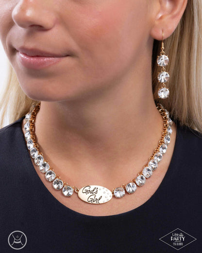 God’s Girl Gold - Paparazzi Choker Necklace