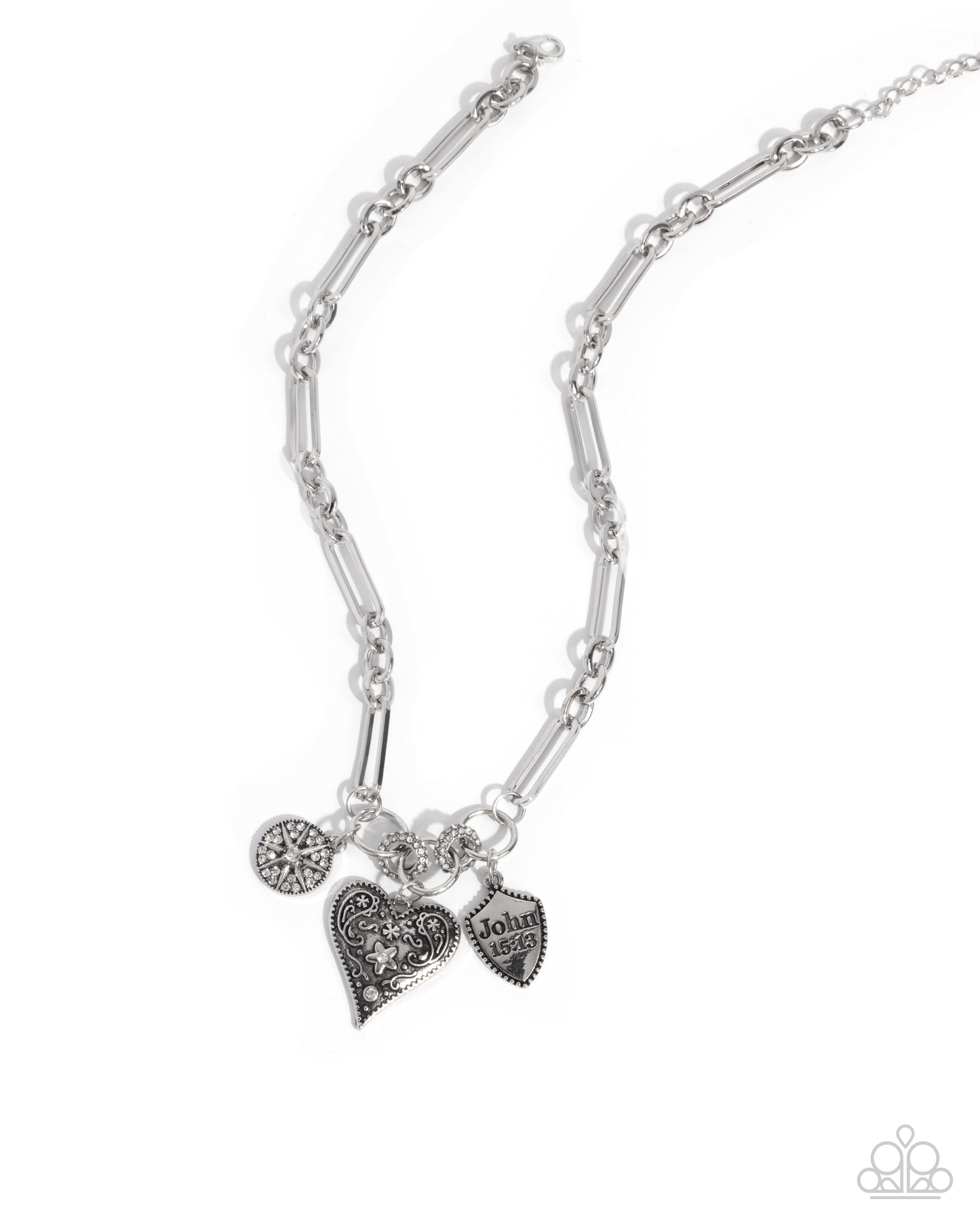 Greater Love - White - Paparazzi Necklace