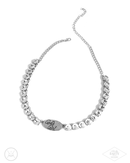 Gods Girl - White - Paparazzi Necklace
