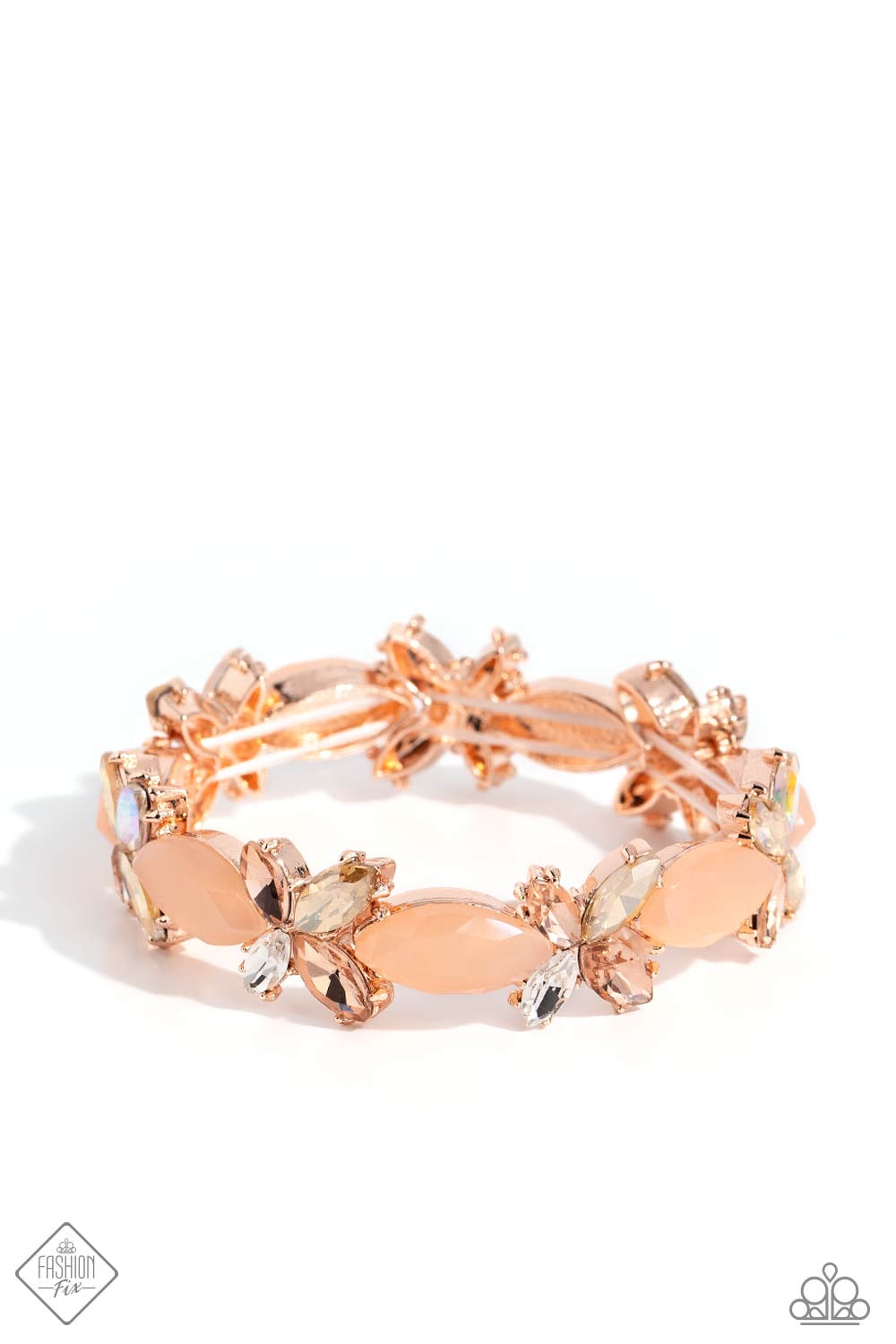 Soft Sashay - Rose Gold Earrings, Soft-Hearted Succession - Rose Gold Bracelet and Soft-Hearted Salvage - Rose Gold Ring