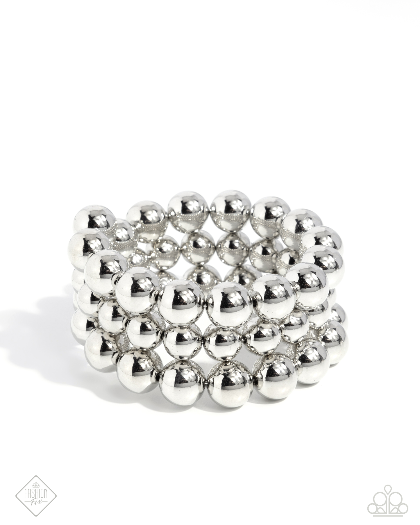 Refreshing Raindrops - Silver Paparazzi Bracelet