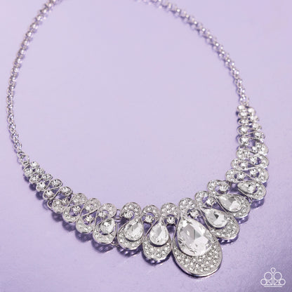 Infinite Idol - White - Paparazzi Necklace (2024 EMP)