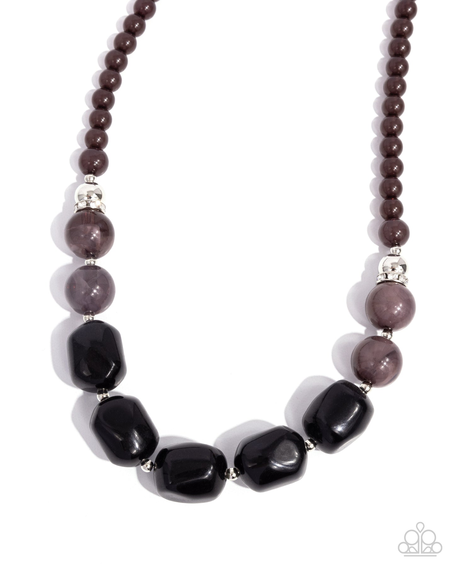 Ten Out of TENACIOUS - Black - Paparazzi Necklace