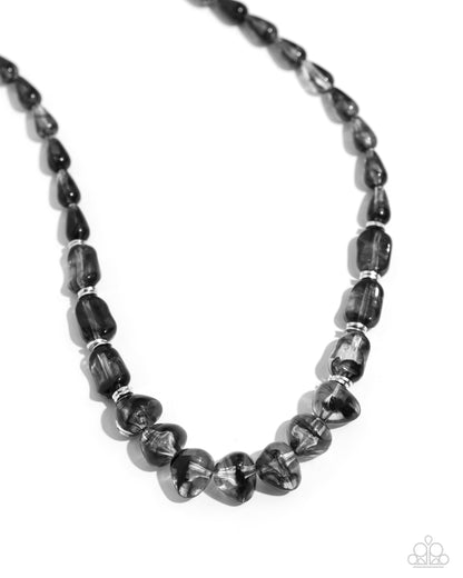 GLASSY Getaway - Black Necklace and GLASSY Genre - Black Bracelet