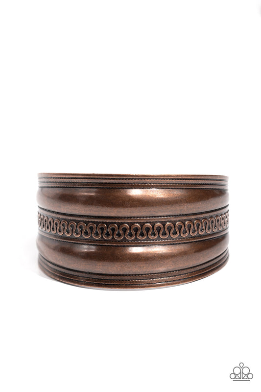 Egyptian Essence - Copper - Paparazzi Bracelet