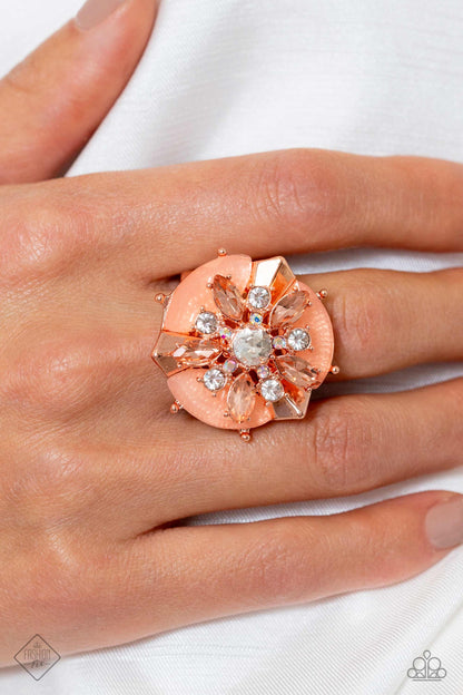 Soft Sashay - Rose Gold Earrings, Soft-Hearted Succession - Rose Gold Bracelet and Soft-Hearted Salvage - Rose Gold Ring