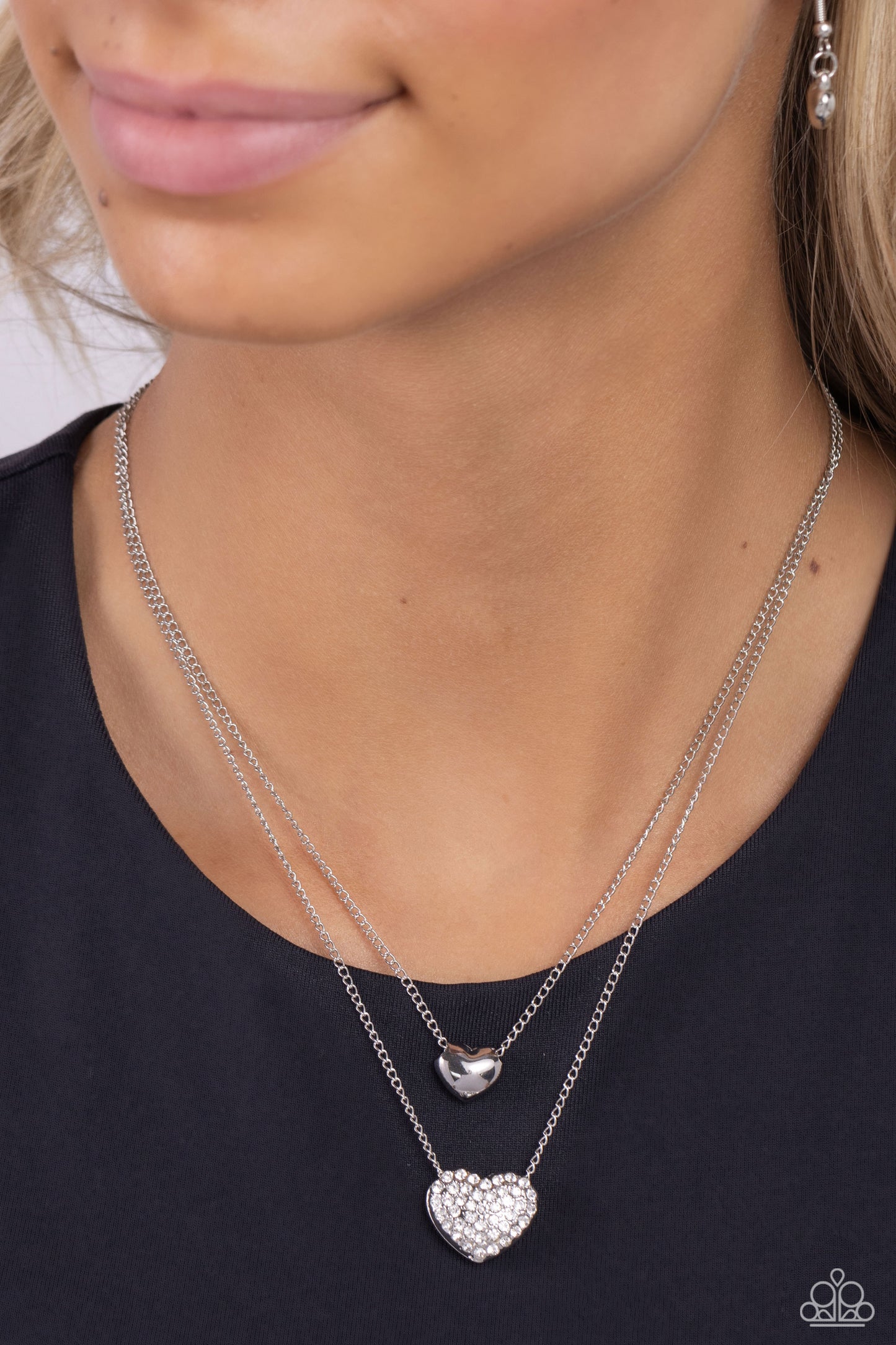 Mismatched Model - White - Paparazzi Necklace