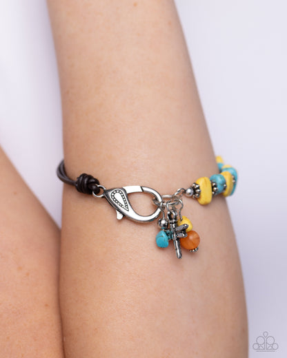 Daring Dragonfly - Yellow - Paparazzi Bracelet
