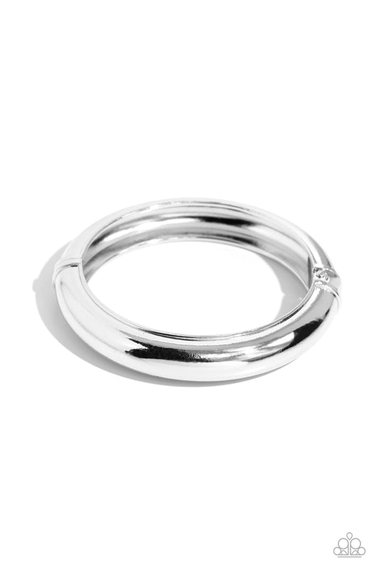 Strut Your CUFF - Silver - Paparazzi Bracelet