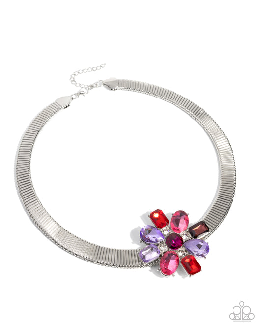 Forward Florals - Multi - Paparazzi Necklace