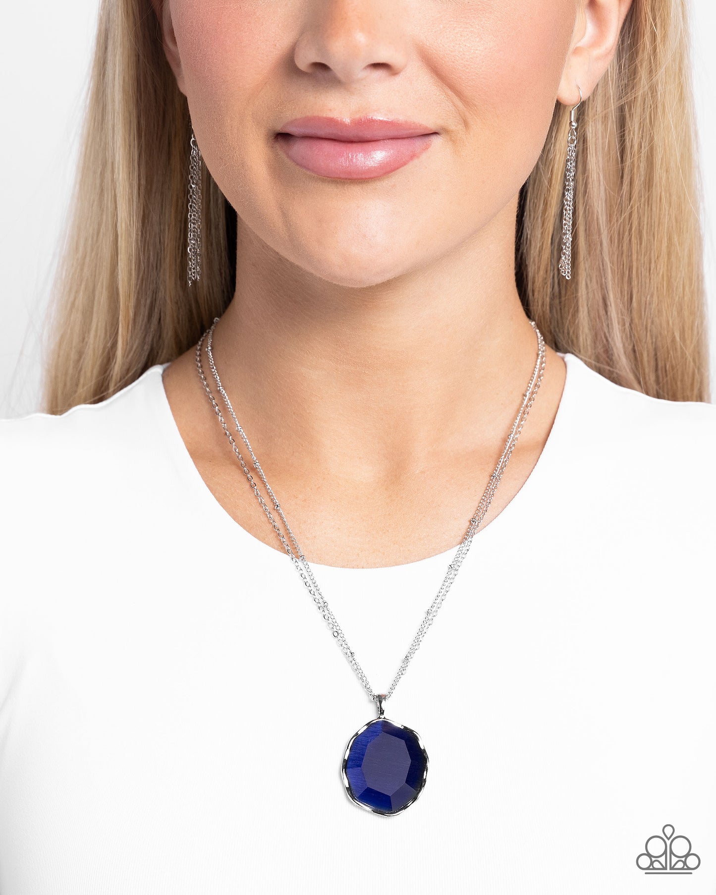 Showstopping Season - Blue - Paparazzi Necklace
