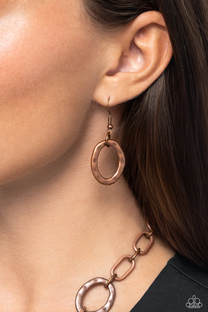 Tangible Tranquility - Copper - Paparazzi Necklace