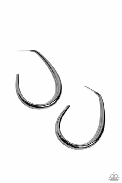 Exclusive Element - Black - Paparazzi Earrings