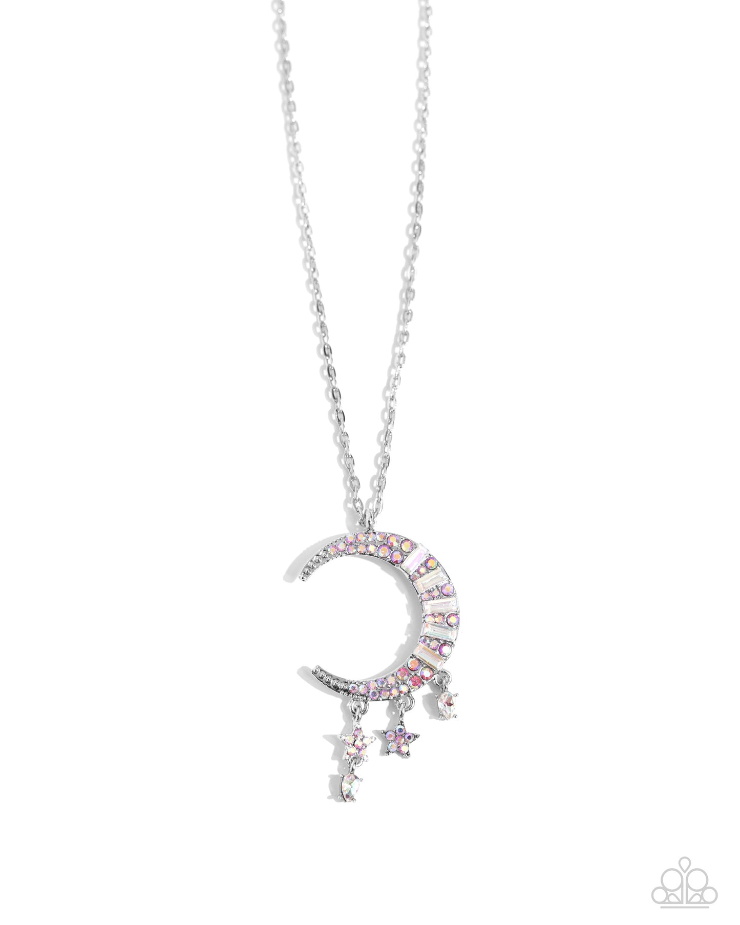 Lunar Landmark - Pink - Paparazzi Necklace