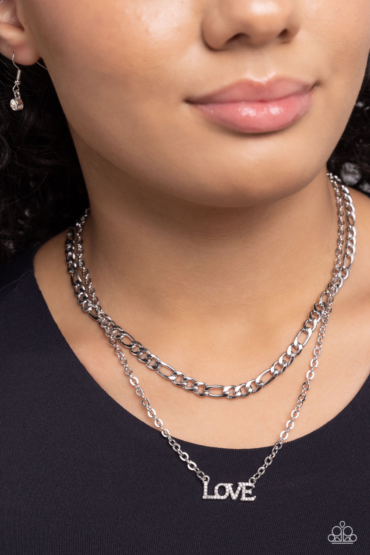 Lovely Layers - White - Paparazzi Necklace
