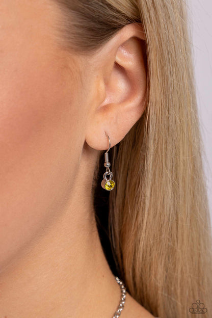 Aerial Academy - Yellow - Paparazzi Necklace