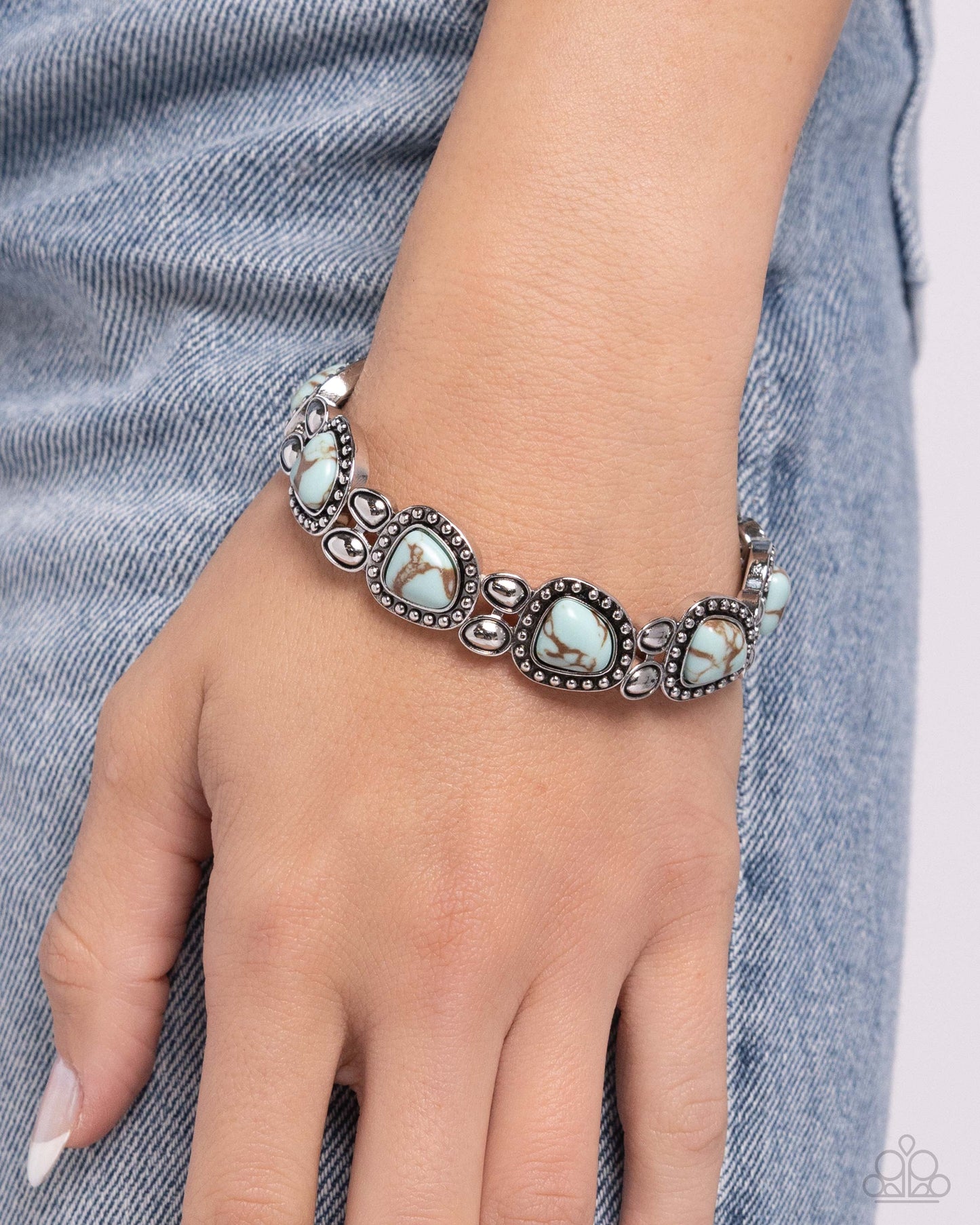 Harmonious Headliner - Blue - Paparazzi Bracelet