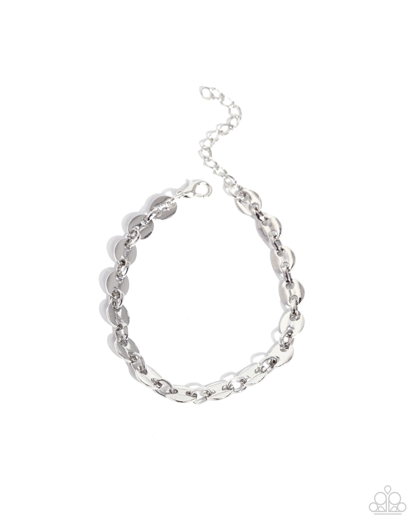 Abstract Advocate - Silver Necklace and Abstract Adventure - Silver - Paparazzi Set