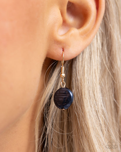 Beaming Baroque - Blue Necklace and 5th Avenue Finesse - Blue Bracelet Set