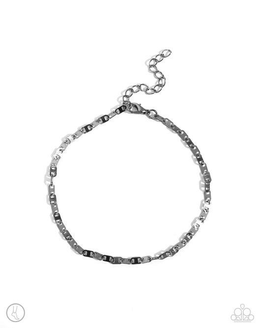 Linked Legacy - Black - Paparazzi Anklet