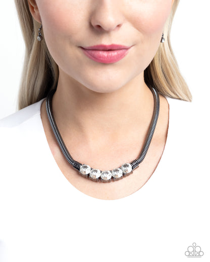 Musings Makeover - Black - Paparazzi Necklace