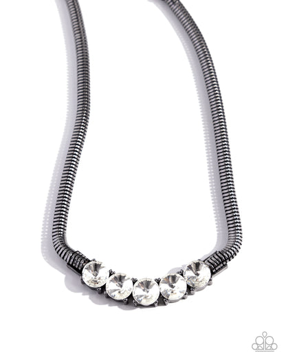 Musings Makeover - Black - Paparazzi Necklace