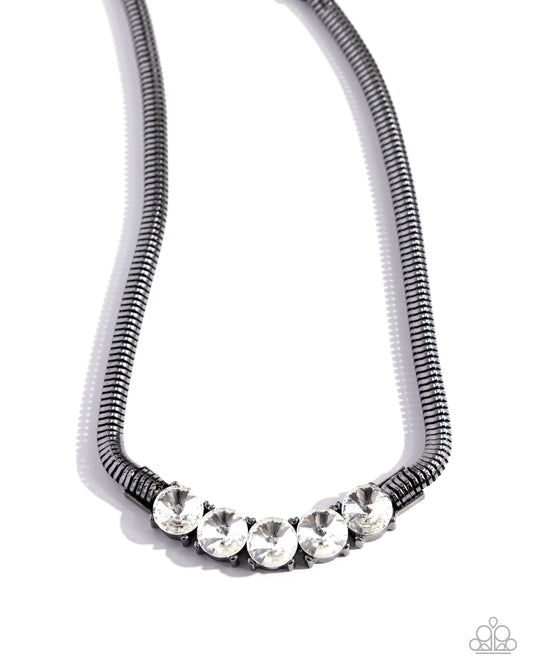 Musings Makeover - Black - Paparazzi Necklace