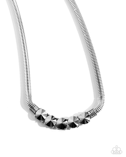 Musings Makeover - Silver - Paparazzi Necklace