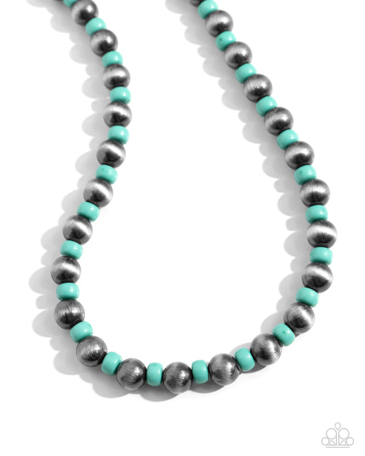 Contemporary Confidence - Green - Paparazzi Necklace