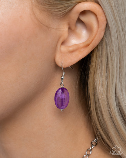Offbeat Ofrenda - Purple - Paparazzi Necklace