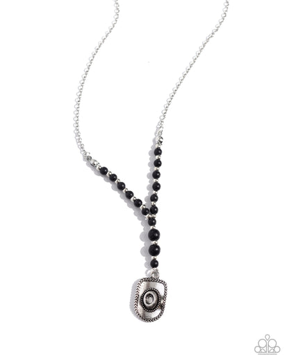 Southern Sheen - Black - Paparazzi Necklace