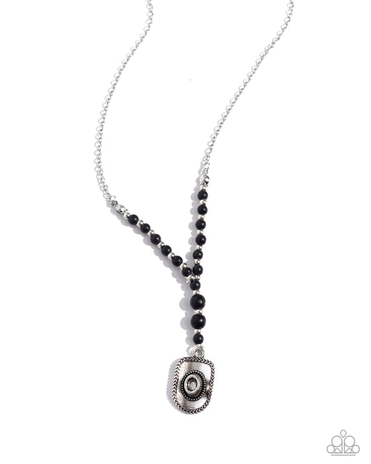 Southern Sheen - Black - Paparazzi Necklace