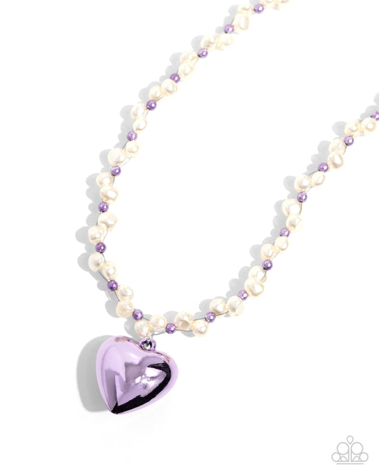 Mermaid Model - Purple - Paparazzi Necklace