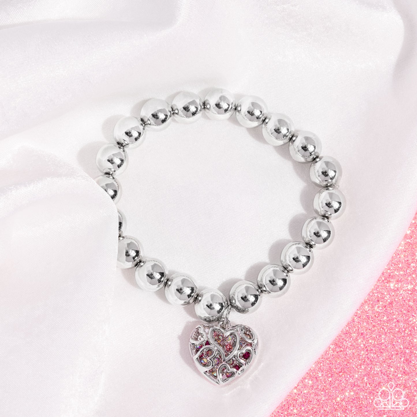 Fleeting Filigree - Pink - Paparazzi Bracelet