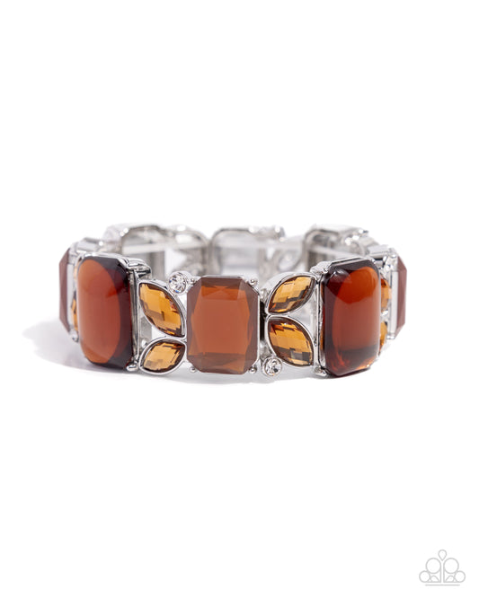 Lavish Laurels - Brown - Paparazzi Bracelet