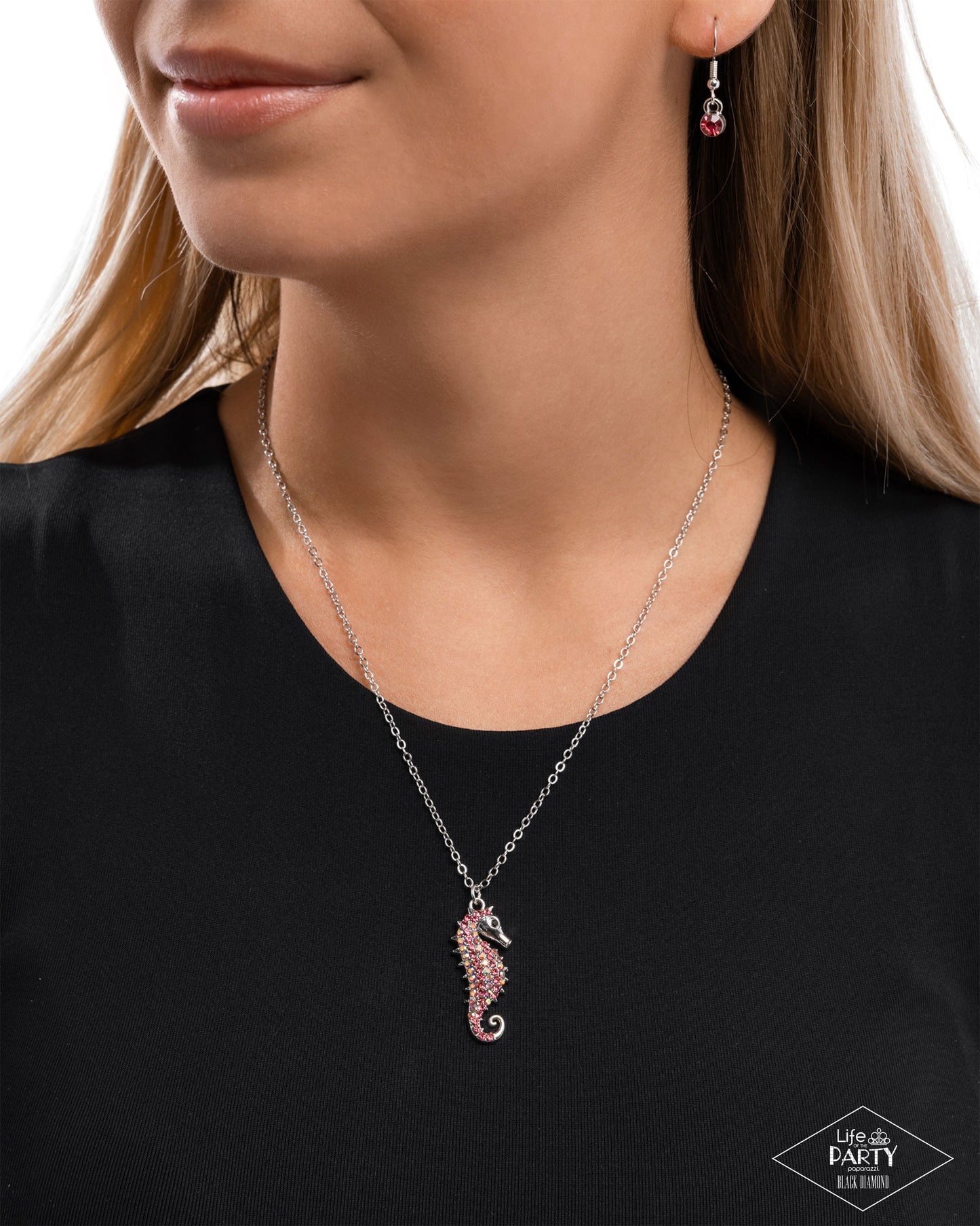 Seahorse Sailor - Pink - Paparazzi Necklace
