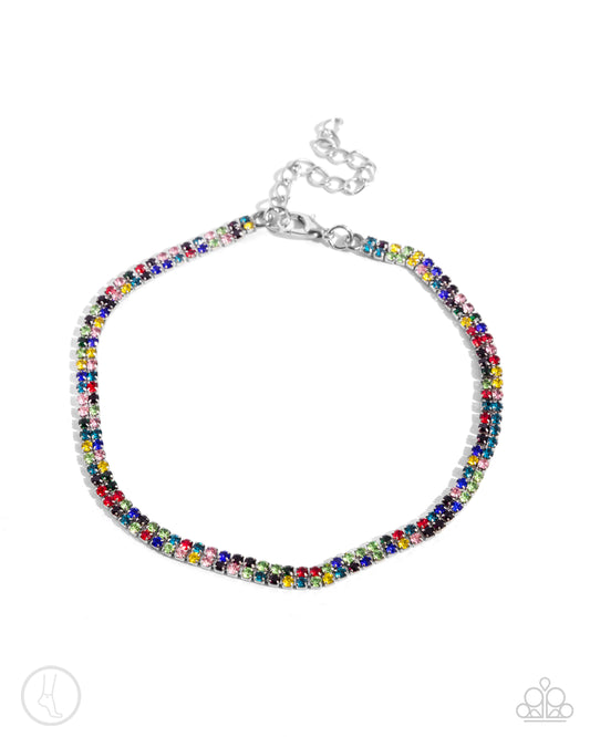 Adorable Anklet - Multi - Paparazzi Anklet