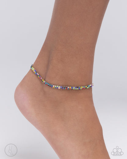 Adorable Anklet - Multi - Paparazzi Anklet