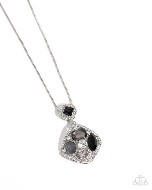 Pronged Princess - Black - Paparazzi Necklace