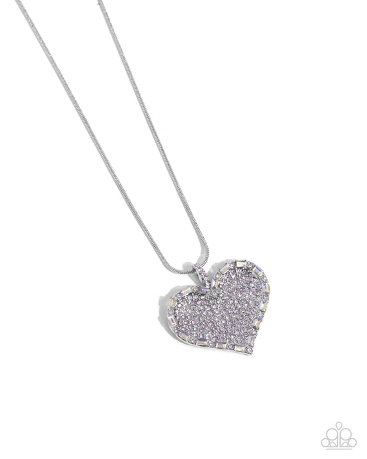 Affectionate Advance - Purple - Paparazzi Necklace