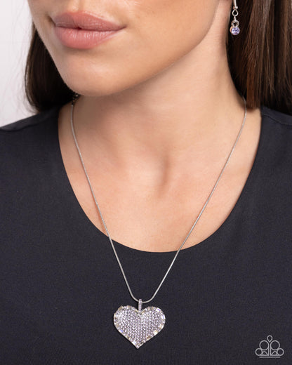 Affectionate Advance - Purple - Paparazzi Necklace
